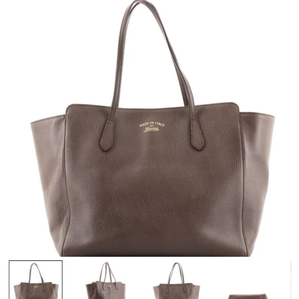 Gucci leather duffle
